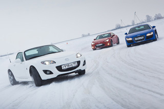 ����-����� Toyota GT86, Mazda MX-5, BMW M135i, Mini Countryman, Audi R8
