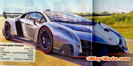 ������� Lamborghini Veneno. ���������� ���������� $4,7 ���.