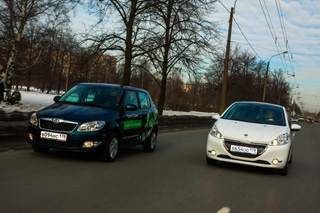 ����-����� Peugeot 208, Skoda Fabia, Opel Corsa