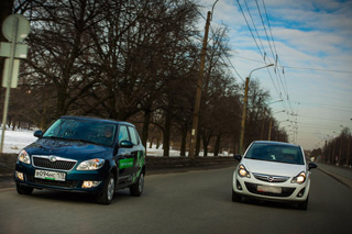 ����-����� Peugeot 208, Skoda Fabia, Opel Corsa