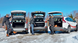 ����-����� Ford Kuga, Honda CR-V, Toyota RAV4