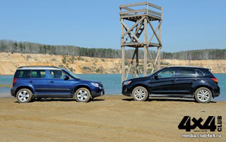 ����-����� Skoda Yeti, Mitsubishi ASX