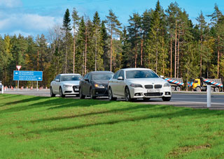 ����-����� Audi A6, BMW 5-series, Lexus ES350