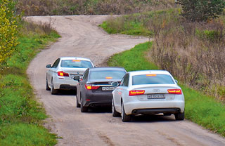����-����� Audi A6, BMW 5-series, Lexus ES350