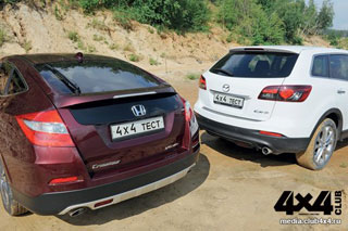 ����-����� Mazda CX-9, Honda Crosstour