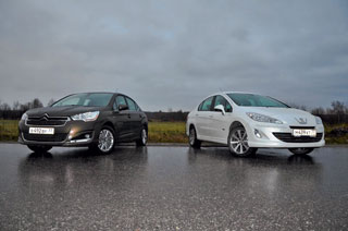 ����-����� Citroen C4, Peugeot 408