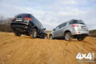 ����-����� Mitsubishi Pajero Sport, Chevrolet Trailblazer