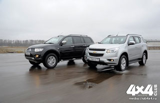 ����-����� Mitsubishi Pajero Sport, Chevrolet Trailblazer