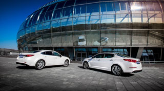 ����-����� Mazda 6, Kia Optima